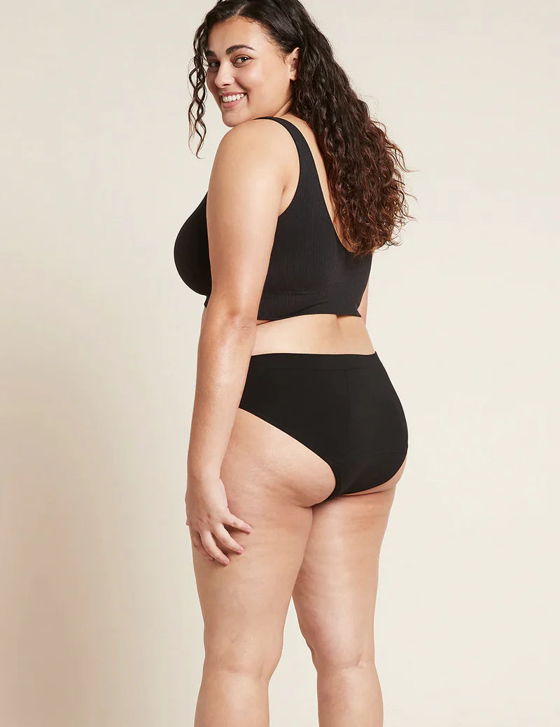 BOODY 吸水パンツ 吸水ショーツ 普通~多い日用 生理 クラシック ビキニ ブラック 黒 ブーディー 下着 ショーツ パンツ オーガニック バンブー 人気 肌に優しい 地球に優しい ストレスフリー 冷え性対策 boodyjapan サイズ#boody エシカル