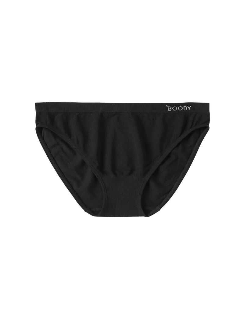 BOODY クラシック ビキニ Black 黒 ブラック ブーディー 下着 ショーツ パンツ オーガニック バンブー 人気 肌に優しい 地球に優しい ストレスフリー 冷え性 boodyjapan サイズ#boody エシカル