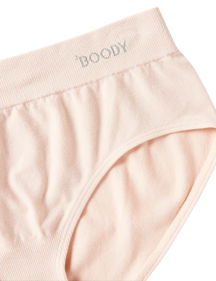 BOODY ミディブリーフ ブリーフ ビキニ Nude 肌色 薄ピンク ブーディー 下着 ショーツ パンツ オーガニック バンブー 人気 肌に優しい 地球に優しい ストレスフリー 冷え性 boodyjapan サイズ#boody エシカル